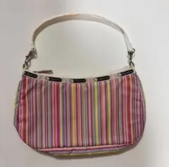 LeSportsac レスポートサック ストライプ柄ショルダーバック
