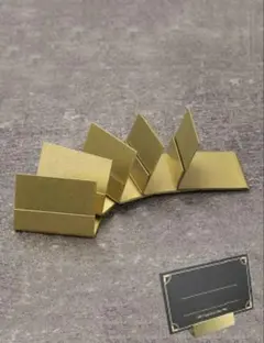 テーブルナンバークリップ 金属製 ゴールド　6個セット