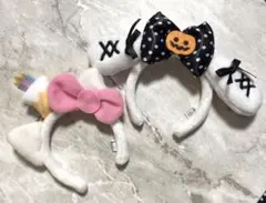 シークレットミニカチューシャ　シナモロール　キティ　ハロウィン　パーティー