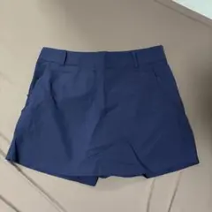 FO レディース スカートパンツ ネイビー LLサイズのサムネイル