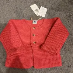 新品タグ付き　プチバトー　カーディガン