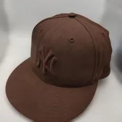◆3949 NEWERA　ニューヨークヤンキース　ブラウン　キャップ