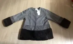 Mサイズグレー系カラーショートジャケット