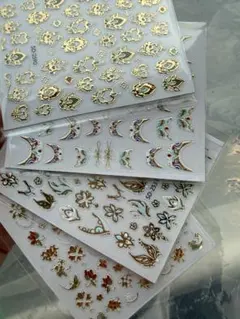 古風ネイルシール3D立体ネイルアートステッカーDIY レトロ花嫁成人式結婚式祭り