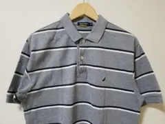 NAUTICA ポロシャツ ボーダーのサムネイル