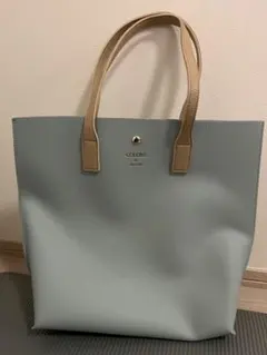 【新品未使用】サマンサタバサ カラーズアンドシュエットライトブルー トートバッグ
