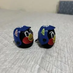 ヤクルトスワローズ つば九郎ぬいリング 2つセット ピンク・グリーン 応援グッズ