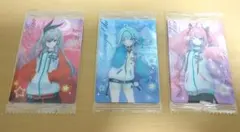 ホロライブプロダクション ウエハースvol.5 FLOW GLOW 3枚