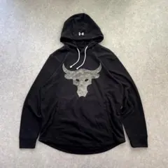アンダーアーマー ドウェインジョンソンコラボロックブラフマブルパーカー XL