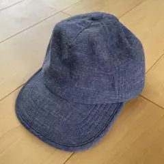 【OLDNAVY オールドネイビー】ネイビー デニム風キャップ ブルー キッズ