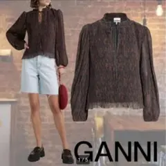美品⭐︎GANNI シアーブラウスのサムネイル