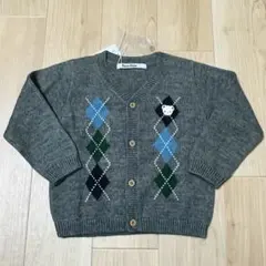 【新品タグ付き】familiar ファミリア 長袖 ニット カーディガン 90