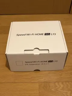 ZTE Speed Wi-Fi HOME 5G L13 ホワイト