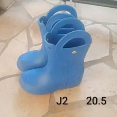crocs 青色 長靴 J2 20.8ｃｍ