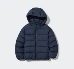 【新品120/ネイビー】ユニクロ パフテックウォッシャブルパーカ