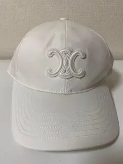 CELINE セリーヌ トリオンフ エンブレム コットン キャップ tg