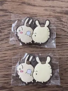 ちいかわとサンリオキャラクターズのコラボ ラバーキーホルダー