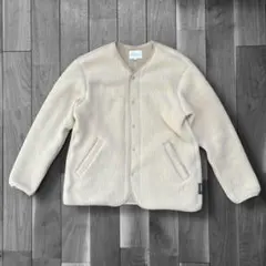 URBAN RESEARCH POLARTEC フリース　ノーカラーカーディガン