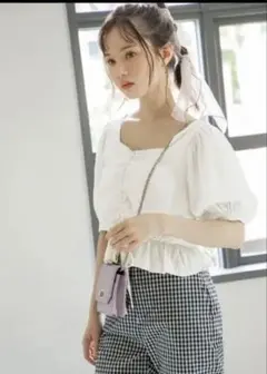 G R L グレイル　半袖ブラウス　新品未使用