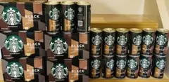 スターバックス　缶コーヒー　ブラック無糖　185g　×48本　8箱セットのサムネイル