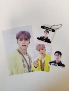 SEVENTEEN★バーノン★ポストカード★トレカ★シール★キーホルダーセット