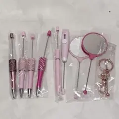 カスタムボールペン　ピンク　セット