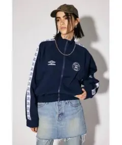 moussy umbro トラックジャケット ネイビー 中古・古着通販】UMBRO (アンブロ) トラックジャケット ネイビー