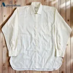 05M923◯ Aquascutum ビジネス フォーマル ドレスシャツ XLのサムネイル