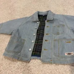 キッズ　デニムジャケット　Gジャン　90
