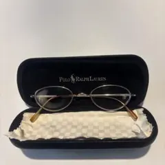 Polo Ralph Lauren ゴールドフレーム メガネ ケース付き