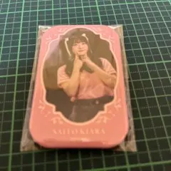 DMM スクラッチ イコラブ 齋藤樹愛羅 E賞 スクエア缶バッジ