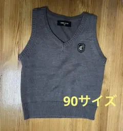 COMME CA ISM グレー ベスト 90サイズ