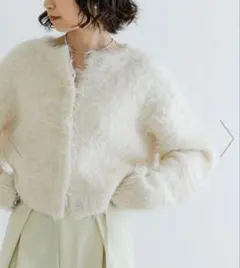 URBAN RESEARCH シャギーニットカーディガン