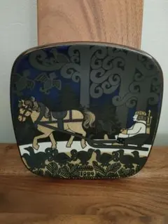 アラビア ライヤ・ウオシッキネン Kalevala カレワラ 陶板 1983年