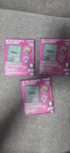 ONE PIECE アクリルブロックチャーム 3個セット