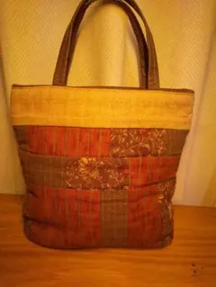 パッチワークデザイン ハンドバッグ