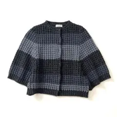 【極美品】ブルネロクチネリ　ニット カーディガン　スパンコール 装飾　カシミヤ混のサムネイル