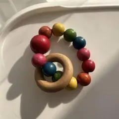 カラフル木製ラトル