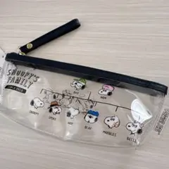 スヌーピー ファミリー クリアペンケース