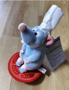 新発売】新品タグ付 レミー 肩のせ くっつきぬいぐるみ ディズニーシー
