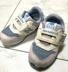 New Balance 996 キッズスニーカー グレー/ピンク