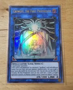 遊戯王 英語版 魔導原典 クロウリー 1st ウルトラ（DUPO-EN028 ）