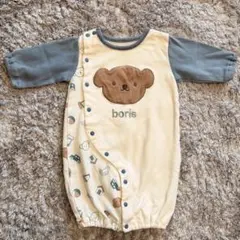 boris クマ柄ロンパース