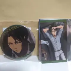 進撃の巨人 記憶への進撃　ミニゲーム B賞 場面写真缶バッジ リヴァイ