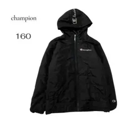 【チャンピオン】champion フード付き　中綿ジャケット 160 黒