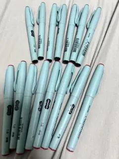 赤色ペン　黒色ペン　15本　まとめ売り サインペン　水性