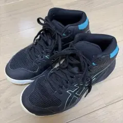 ASICS バスケットボールシューズ 22.0 cm ブラック/ブルー