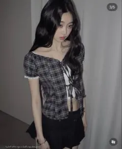 andwang silentandドット hearts strap tee 水玉 - メルカリ