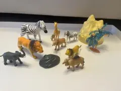 動物　フィギュア　アニマルキングダム　早川玩具　Bセット　8体　ライオン　象