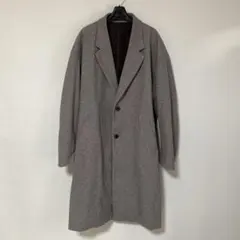 GU ジーユー ニットメルトンチェスターコート XL ブラウン系 DMW